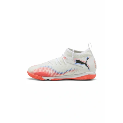 Abbildung von FUTURE 8 MATCH Mid Futsalschuhe Jugendliche PUMA White Black Glowing Red