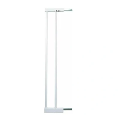 Abbildung von BabyDan Verlängerung Extend A Gate, 2 x 7 cm, Weiß: für druckmontierte Schutzgitter Premier, Danamic, Two Way Auto Close und SlimFit hergestellt in Dänemark