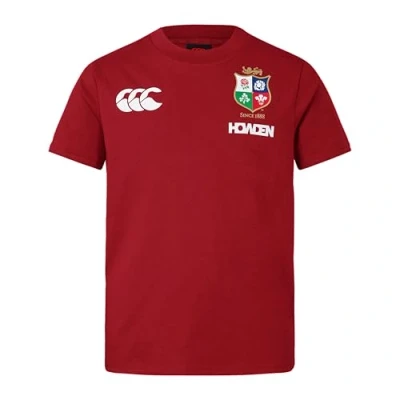 Abbildung von Canterbury of New Zealand British and Irish Lions Cotton, Unisex Kinder Hemd, Red Dahlia,
