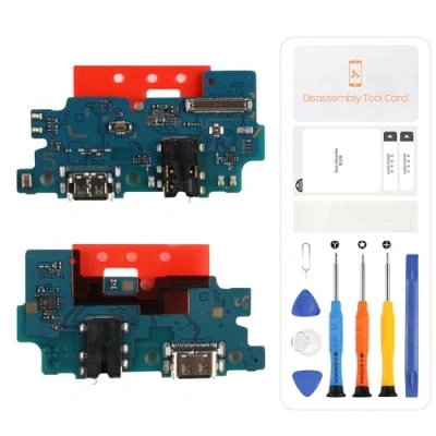 Abbildung von SRJTEK für Samsung Galaxy A50 2019 Dock Connector Ersatz Ladeanschluss A505 Kopfhöreranschluss SM A505F mit Mikrofon/Audio Buchse/Antenne Reparatursets
