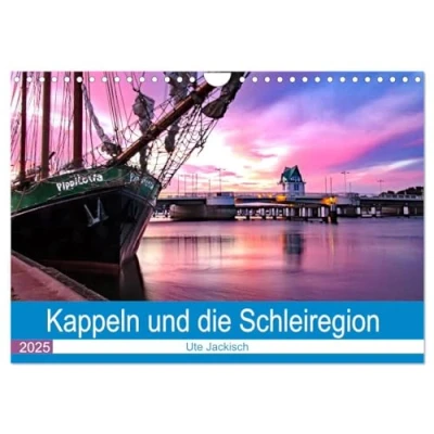 Abbildung von Kappeln und die Schleiregion (Wandkalender 2025 DIN A4 quer), CALVENDO Monatskalender