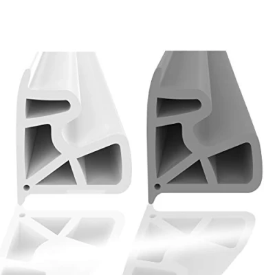 Abbildung von Dikara Profildichtungsband Stahlzargendichtung Höhe 15,5mm Breite 13mm Türdichtung Gummidichtung, Antidehnungsfaden, TPE, thermoplatisches Elastomer