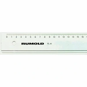 Abbildung von Rumold Lineal Kunststoff leicht getönt 50cm