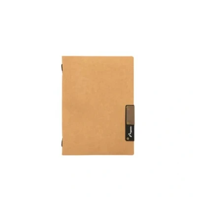 Abbildung von Securit® A5 NATURE menuomslag i beige