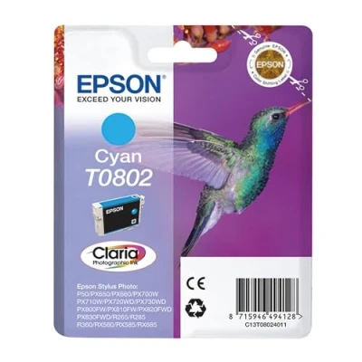 Abbildung von Epson C13T08024010 Cyan Druckerpatrone