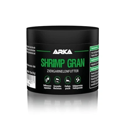 Abbildung von MICROBE LIFT Shrimp Gran 150 ml / 50 g Premium Garnelenfutter als Alleinfutter, kaltgepresst, fördert Wachstum und Farbenpracht von Garnelen in Süßwasseraquarien.