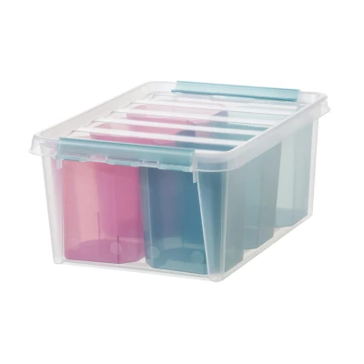 Abbildung von ORTHEX SmartStore Colour Box 15 mit 6 farbige Einsätzen 14 Liter 40x30x19cm
