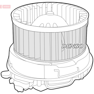 Abbildung von DENSO DEA07007 Innenraumgebläse für Linkslenker CITROËN: C2 Schrägheck, C3 Pluriel