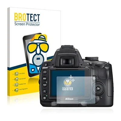 Abbildung von BROTECT Entspiegelungs Schutzfolie für Nikon D5000 (2 Stück) Matte Displayschutz Folie, Anti Reflex, Fingerprint
