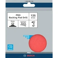 Abbildung von Bosch 1x PRO Backing Pad für Bohrmaschine, Klettverschluss (Ø 125 mm, Professional Zubehör Bohrmaschine/Schrauber)