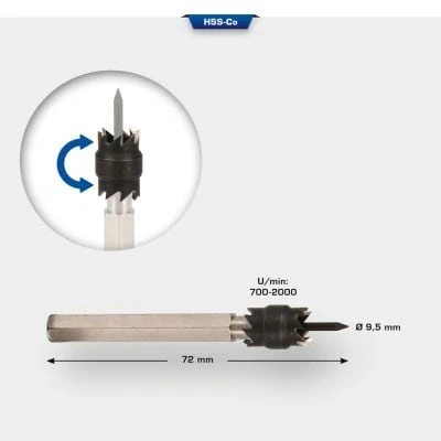 Abbildung von Schweißpunktfräser KS TOOLS BT516001