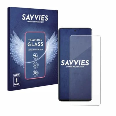 Abbildung von Savvies Panzer Schutz Glas für Samsung Galaxy A51 5G / 9H Hartglas, Anti Fingerprint, Displayschutz