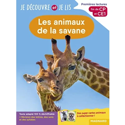 Abbildung von je découvre et lis CP CE1 Les animaux de la savane: premières lectures, découvertes