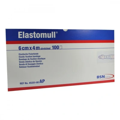 Abbildung von Elastomull 6 cmx4 m elastisch Fixierb.45251
