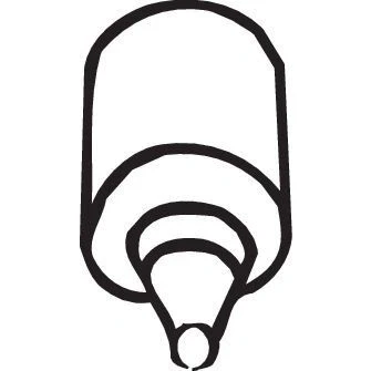 Abbildung von BOSAL 255 806 Gummistreifen, Abgasanlage AUDI: 80 B3, Coupe 90 B3