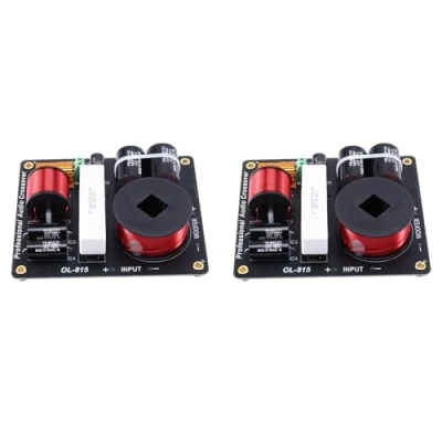 Abbildung von BOLAXHCA 2X 2 Wege 600 W Frequenz Teiler HiFi Audio Frequenzweiche für Einen Professionellen 8/10/12 Bühnen Lautsprecher
