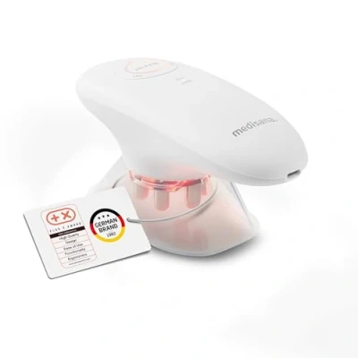 Abbildung von Medisana Vakuum Massager VC 150, Set 3 tlg., Vitalisierende &amp; stimulierende Schröpfmassage mit Rotlicht und EMS