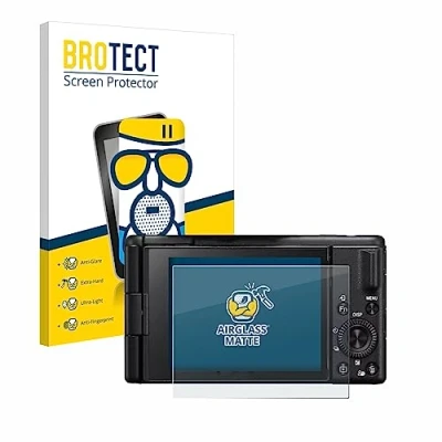 Abbildung von BROTECT Entspiegelungs Schutzglas für Sony ZV 1 II Vlog Kamera Schutz Folie Panzerfolie Glas Matt [Extrem Kratzfest 9H, Anti Reflex]