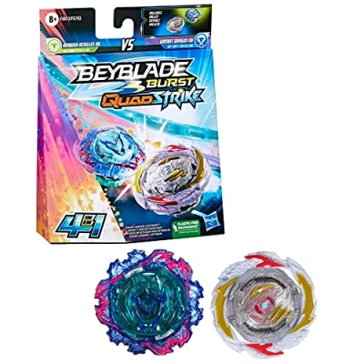Abbildung von Hasbro Speed Kreisel F6783EU4, F6813EU40 BEY QS GAMBIT DRAGON AND AMBUSH ACHI
