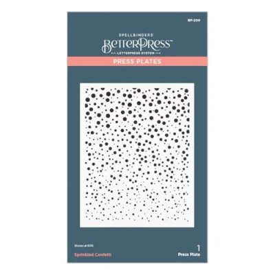 Abbildung von Spellbinders Sprinkled Confetti Press Plates (BP 200)