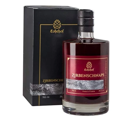 Abbildung von Lohrhof Zirbenschnaps 35% 0,7l in Edelverpackung