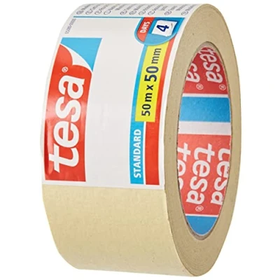 Abbildung von tesa 210267 TE05089 00000 02 Papierklebeband 50Mx50mm, Standard