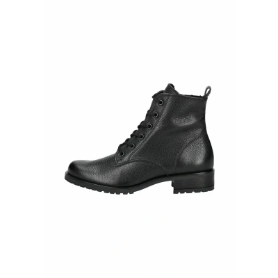 Abbildung von Paul Green Schnürstiefelette Major calf black, Damen, Größe: 35.5, black Schuhe