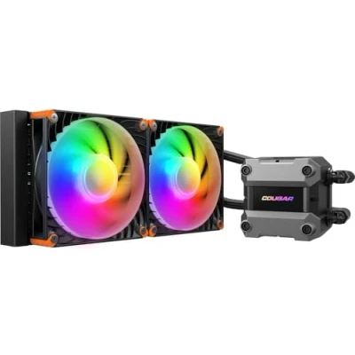 Abbildung von COUGAR Poseidon Ultra 240 ARGB schwarz AiO Wasserkühlung