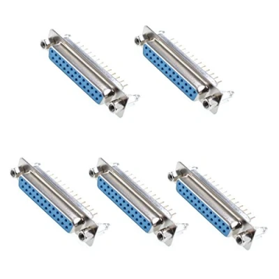 Abbildung von Oiyagai 5 Stück DB25 DP25 Verriegelungsschraub Buchse D Sub Stecker Adapter Ersatz