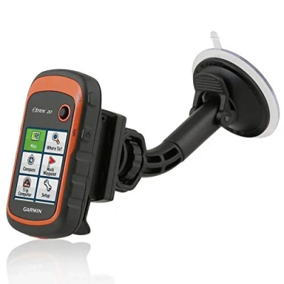 Abbildung von Wicked Chili KFZ Saugnapf Halterung kompatibel mit Navigationsgerät Garmin eTrex, Dakota, Oregon, Approach, Astro, GPSMAP (Made in Germany) schwarz