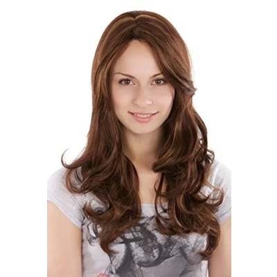 Abbildung von WIG ME UP 3243 33H27 Natürliche Perücke brünett mix gewellt 55cm