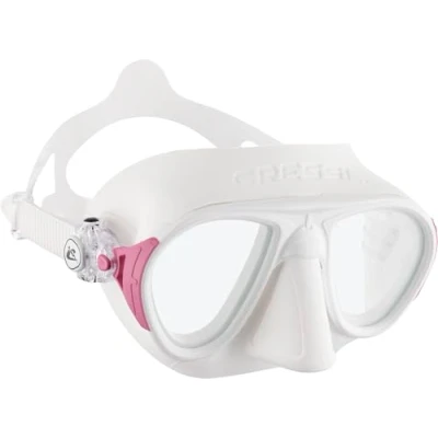 Abbildung von Cressi Erwachsene Calibro Tauchmaske, Weiß/Rosa, Uni