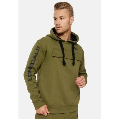 Abbildung von Lonsdale Kapuzenpullover, Größe: 3XL, Olive black