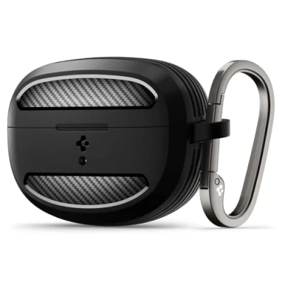 Abbildung von Spigen Rugged Armor Hülle Case Kompatibel mit Bose Ultra Open Earbuds (2024) Matt Schwarz