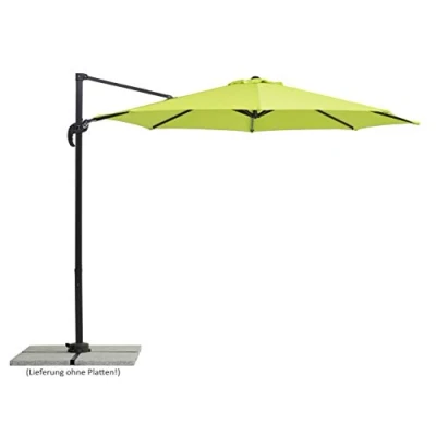 Abbildung von Schneider Sonnenschirm Rhodos Junior, apfelgrün, 300 cm rund, 760 78, Gestell Alu/Stahl, Bespannung Polyester, 17.2 kg