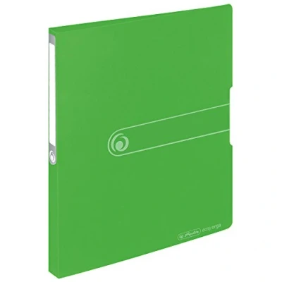 Abbildung von Herlitz 11226370 Ringbuch A4 (PP, 2 Ring Kombi Mechanik, 2,7 cm Rücken, 16 mm Füllhöhe) opak apfel
