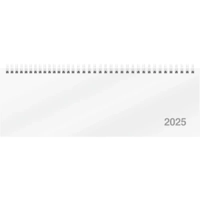 Abbildung von rido/idé Querterminbuch Modell ac Wochenquerterminer (2025), 2 Seiten = 1 Woche, 307 x 105 mm, 112 Seiten, Karton Einband Trucard, weiß