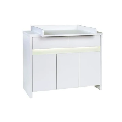 Abbildung von Schardt Wickelkommode mit Wickelaufsatz Planet White