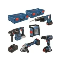 Abbildung von Bosch AKKUSÆT 18V GSB/GWS/GBH/GSA/GLI 3X8A XLB