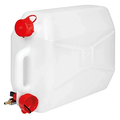 Abbildung von Lampa 67016 Kanister aus Polyethylen mit Metallhahn 20 l horizontal