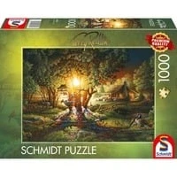 Abbildung von Schmidt Spiele Puzzle 1000 Teile Terry Redlin Prächtiges Frühlingsleuchten 58547, Puzzleteile
