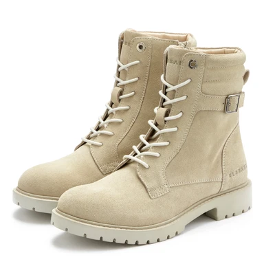 Abbildung von Elbsand Stiefelette Schnürboots, Reißverschlussstiefel, Biker Boots, Leder