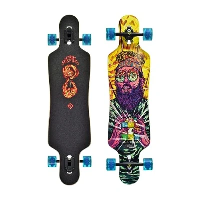 Abbildung von Street Surfing Longboard Drop Through Freeride 39&#039;&#039; Holy Cube