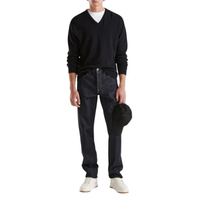 Abbildung von United Colors of Benetton Merino Vneck IN PURE Strickpullover Strickpullover, Herren, Größe: XS, Black