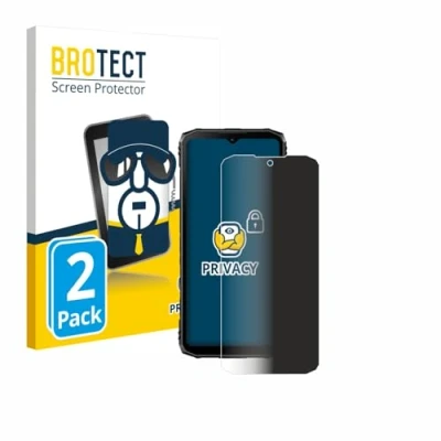 Abbildung von BROTECT (2 Stück Anti Spy Blickschutzfolie für Doogee Blade 10 Pro / Ultra Privacy Screen Protector [Displayschutz, Sichtschutz]