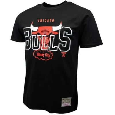 Abbildung von Mitchell &amp; Ness Print Shirt SEE THRU Chicago Bulls