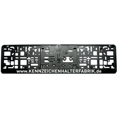 Abbildung von 1 Stück Kennzeichenhalter MIT INDIVIDUELLEM WUNSCHTEXT PREMIUMQUALITÄT personalisiert