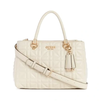 Abbildung von Guess Assia HIGH Society Satchel Handtasche, Damen, Größe: One Size, Stone