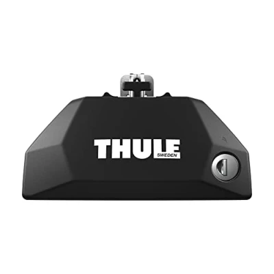 Abbildung von Thule Evo Flush Rail Fuß Für Fahrzeuge 4er Pack Schwarz Black One Size
