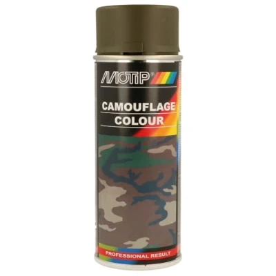 Abbildung von Lack MOTIP Camouflage Gelb/Olive (RAL6014) 400ml